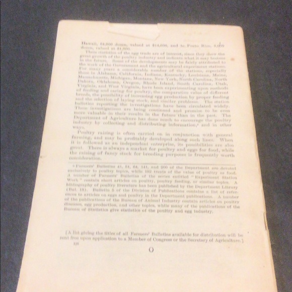 Rare 1906 USDA Eggs and their uses as food booklet - Picture 7 of 7